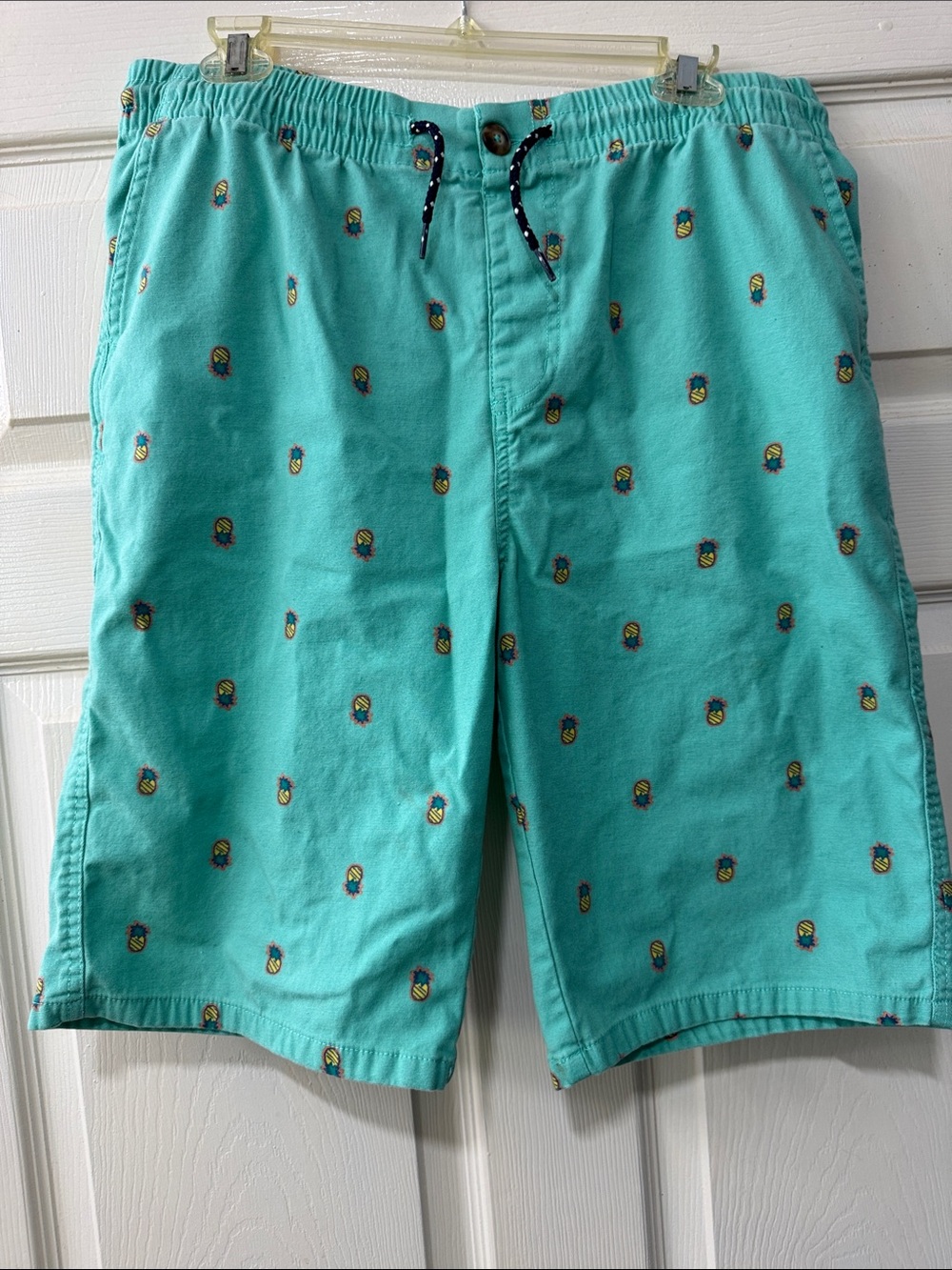 Arizona Jean Company Teal Pineapple Boy Shorts XL 18-20 Husky
